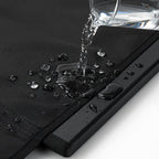 Waterproof 600D Oxford — water beads on the surface