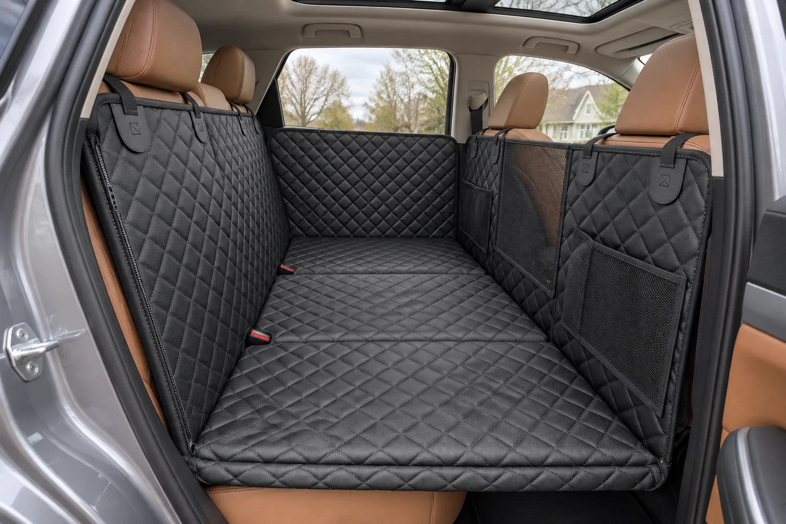 Seat-belt slots within reach